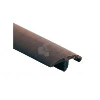 Profil souple de chant en ABS marron